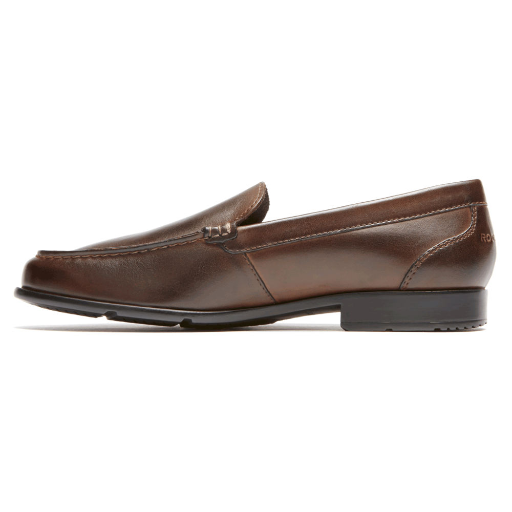 Rockport Loafers For Mens Dark Brown - Classic Venetian - IY9640271